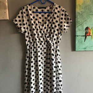 Maxi polka dot dress